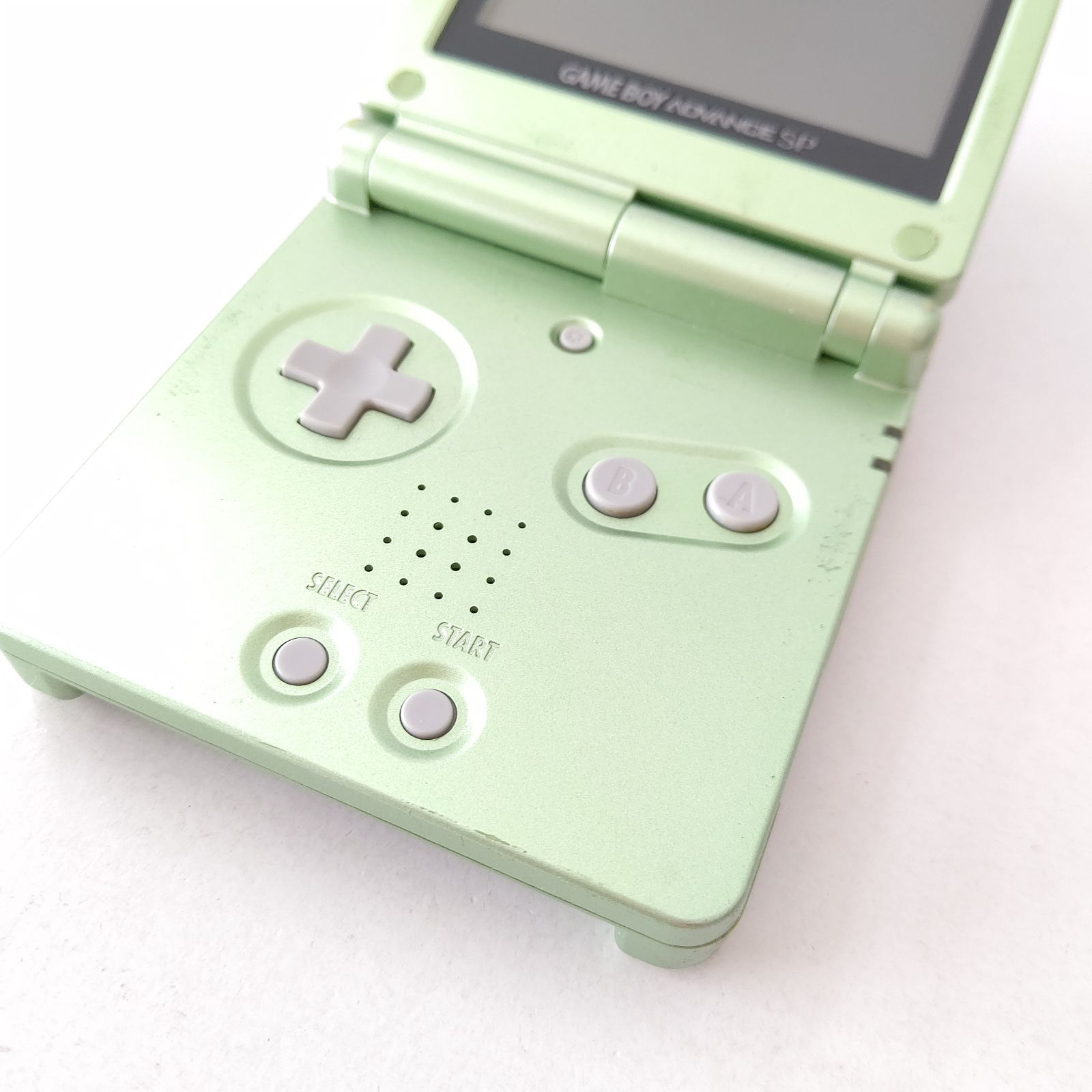 ゲームボーイアドバンスSP パールグリーン 画面美品 GBASP ゲーム機 