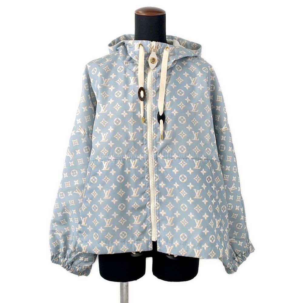 ルイヴィトン ジャケット モノグラム ジップアップフーディ ナイロン