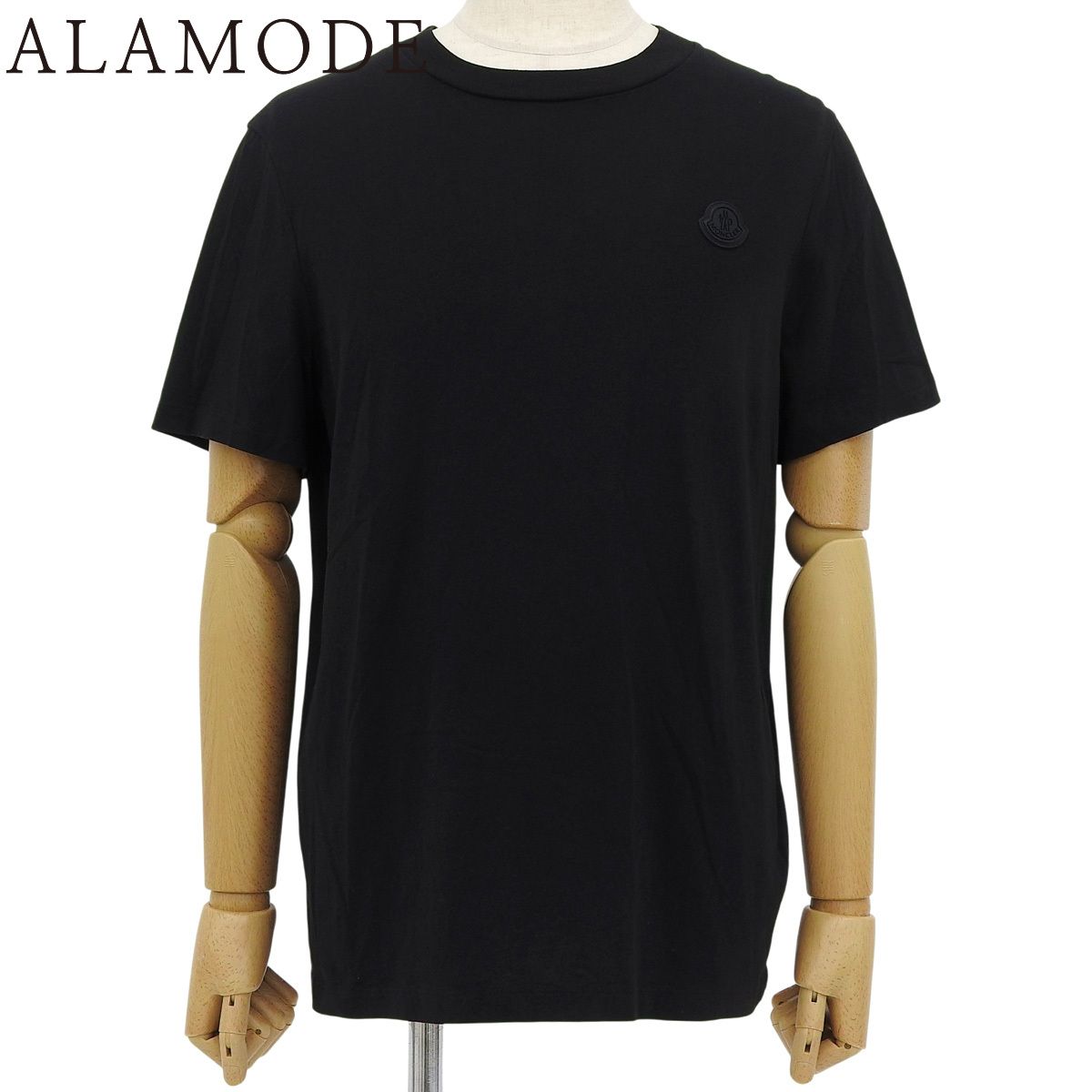 MONCLER モンクレール Tシャツ ブラック　MAGLIA 黒 ラバーロゴ MONCLER(モンクレール) MAGLIA ロゴ Tシャツ Tシャツ 2022年 アパレル