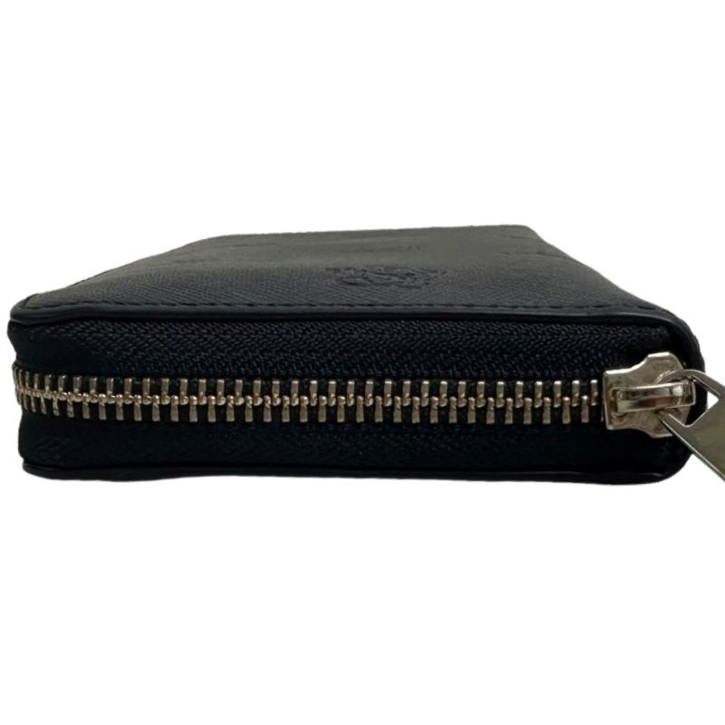 Paul Smith ポール スミス ラウンドファスナー 長財布 PSC955 ネイビー レザー メンズ 【中古】 32601K307