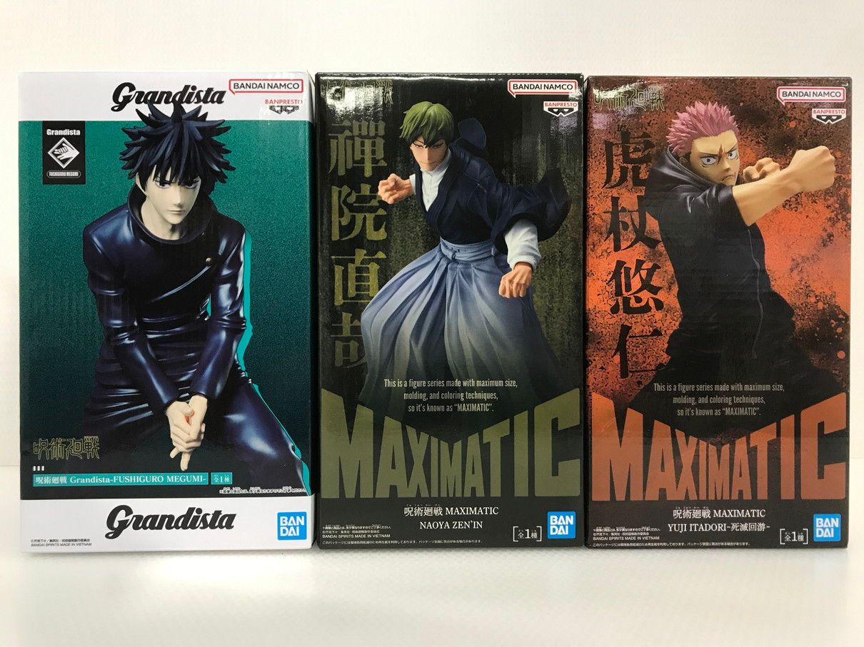 084 未開封 呪術廻戦 Gradista 伏黒恵 / MAXIMATIC 禅院直哉・虎杖悠仁