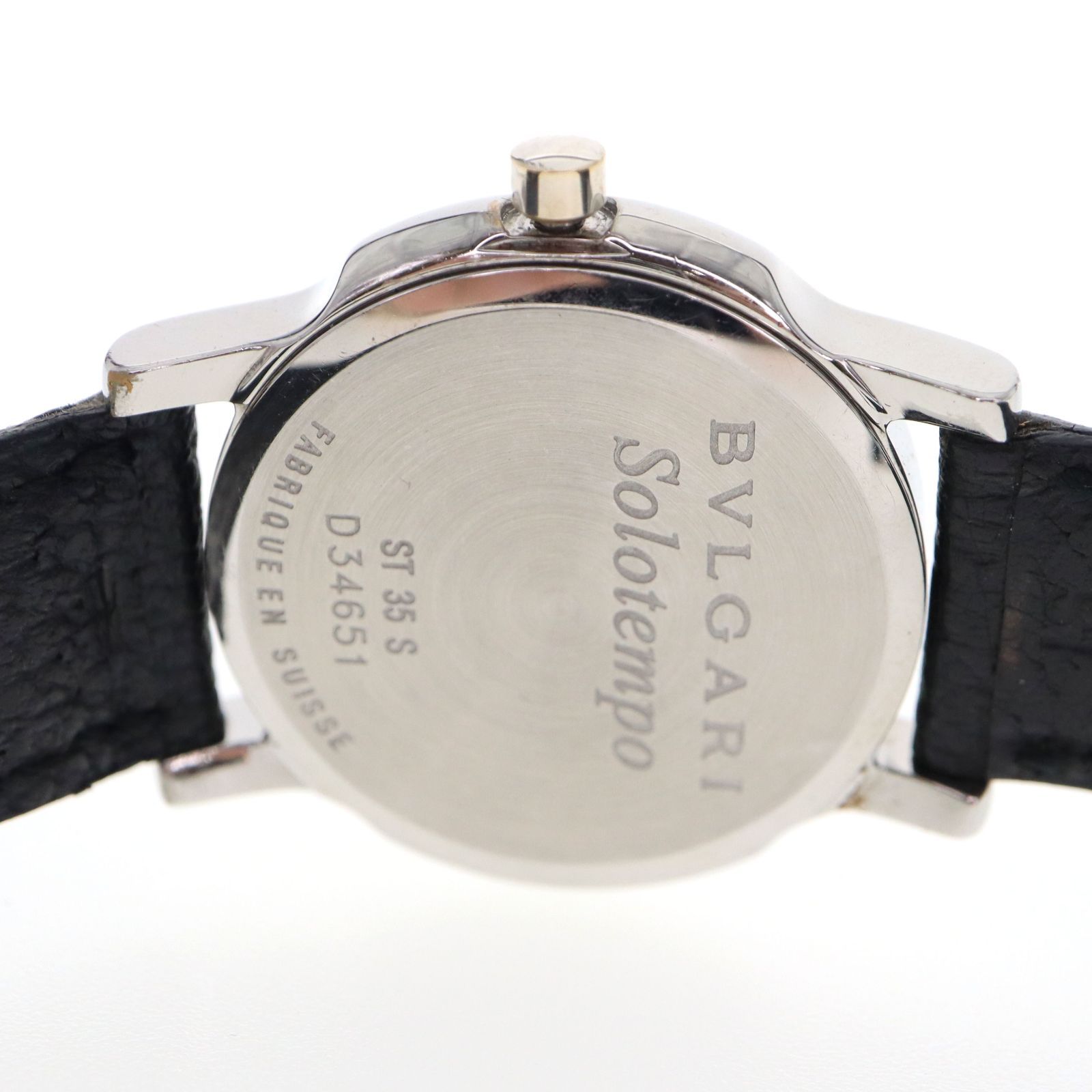 中古】BVLGARI ブルガリ ST35S ソロテンポ クオーツ レディース メンズ