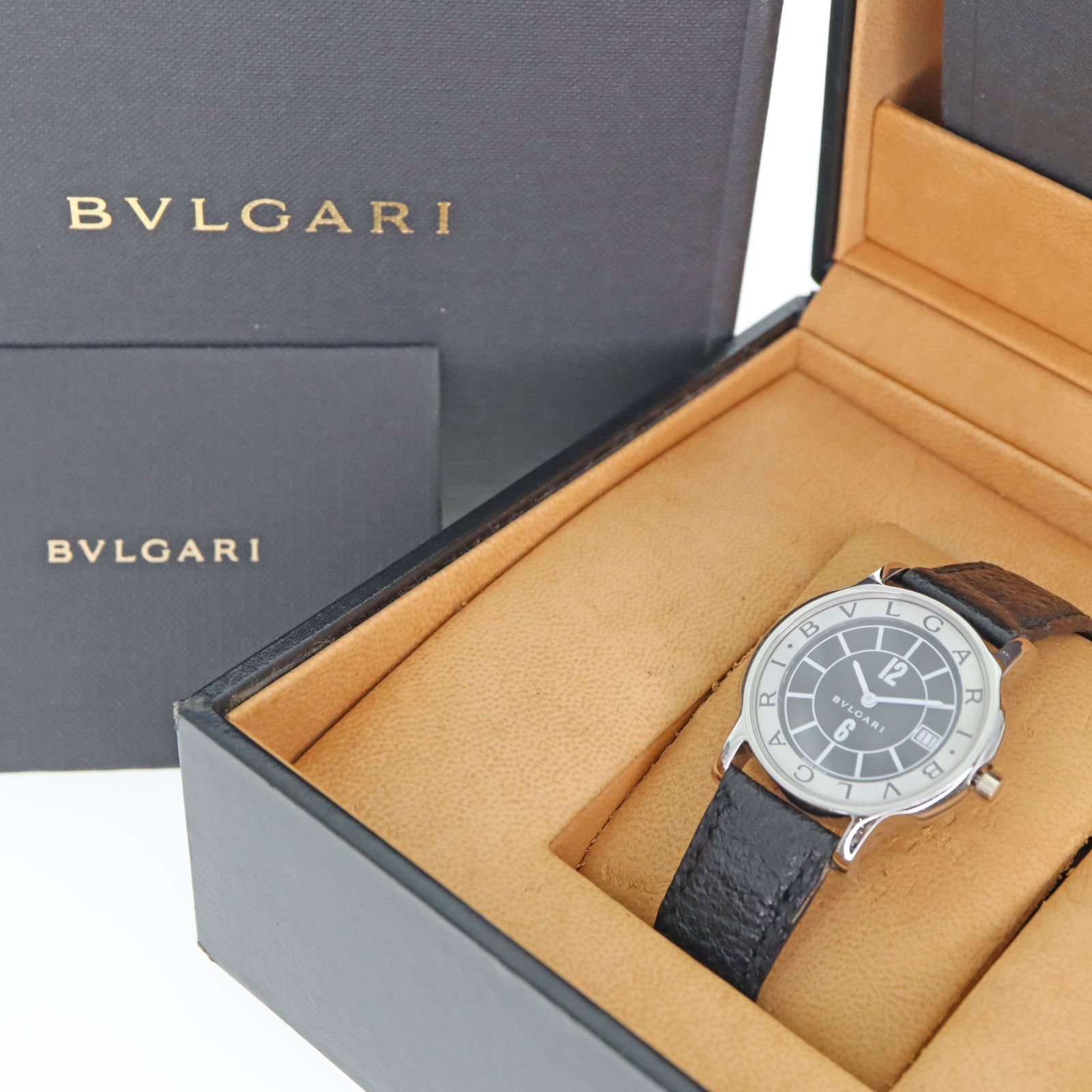 中古】BVLGARI ブルガリ ST35S ソロテンポ クオーツ レディース メンズ
