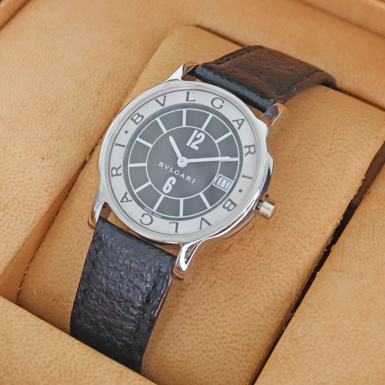 中古】BVLGARI ブルガリ ST35S ソロテンポ クオーツ レディース メンズ