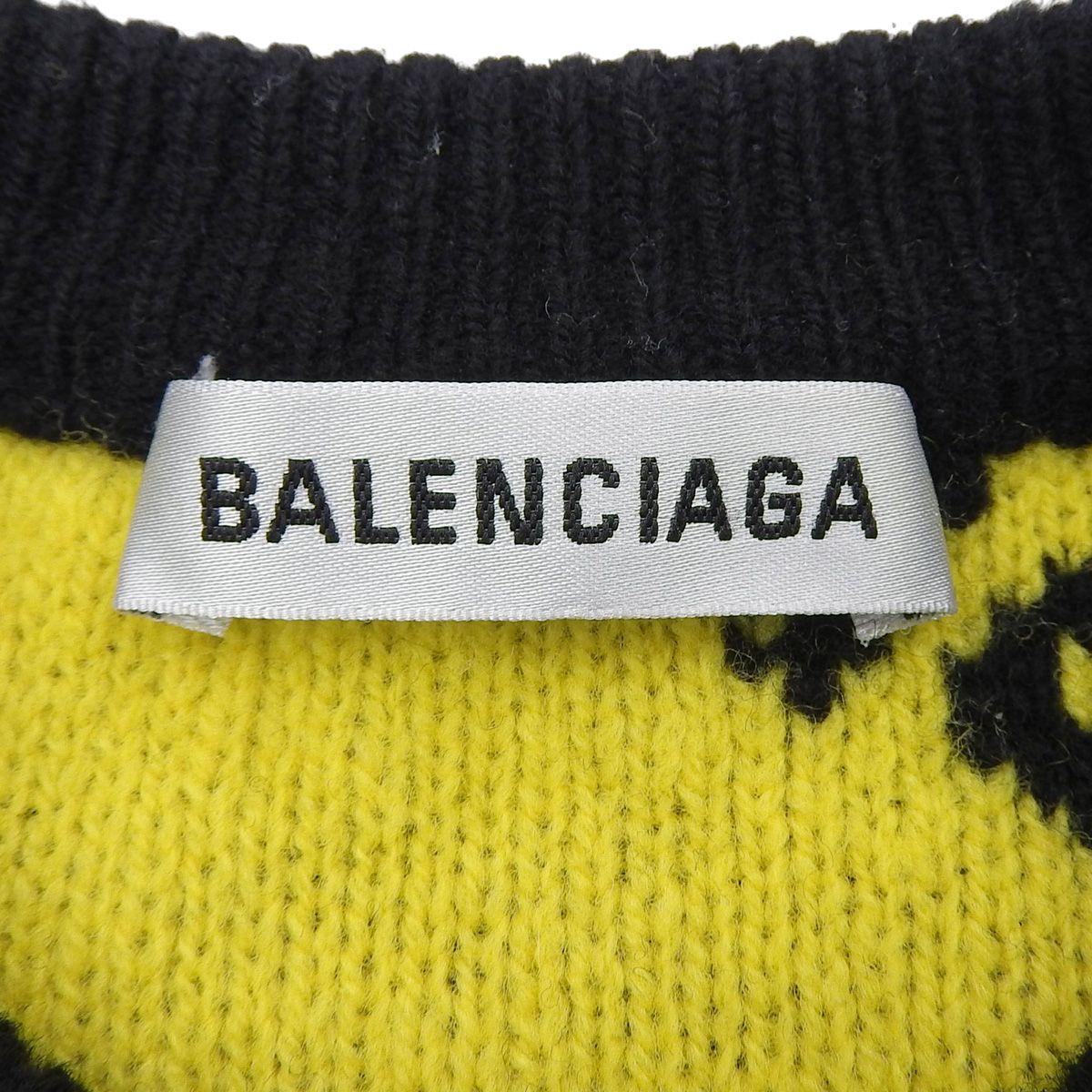 BALENCIAGA(バレンシアガ) オールオーバー ロゴニット ニット/セーター