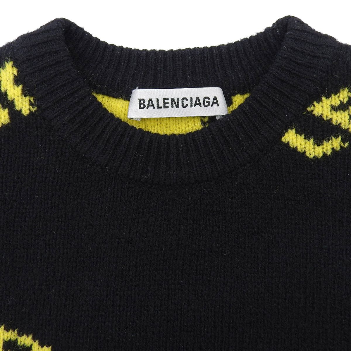 BALENCIAGA(バレンシアガ) オールオーバー ロゴニット ニット/セーター