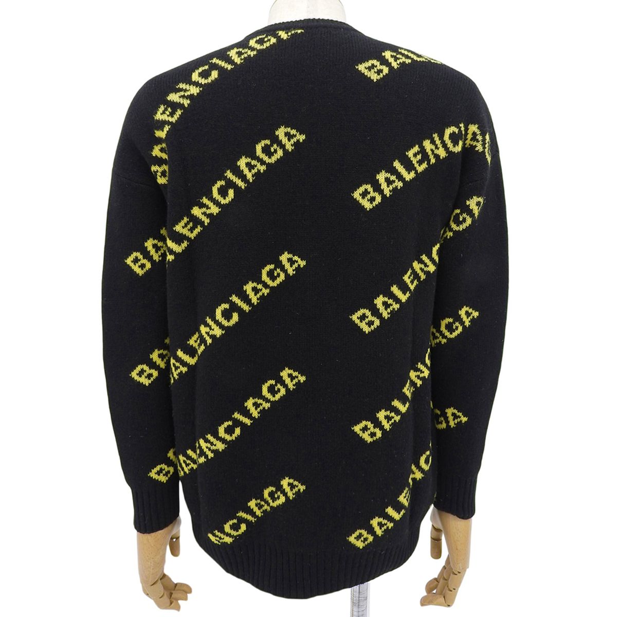 BALENCIAGA(バレンシアガ) オールオーバー ロゴニット ニット/セーター