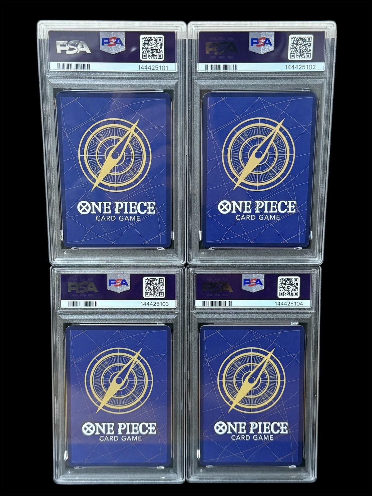 PSA10 四皇 手配書 4連番 シャンクス OP09-004 SR バギー OP09-051 R