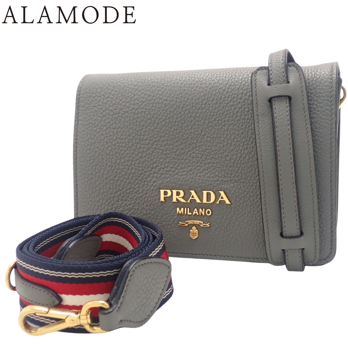 PRADA(プラダ) ロゴ ショルダーバッグ ショルダーバッグ 肩掛け 斜め 