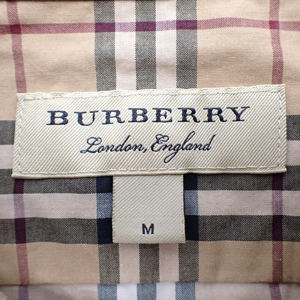 BURBERRY(バーバリー) ノバチェック シャツ シャツ/ブラウス 長袖 トップス アパレル ファッション M コットン ブラウン茶 ベージュ 4073856 レディース 40802169704【中古】【アラモード】 BURBERRY(バーバリー) ノバチェック シャツ シャツ/ブラウス 長袖