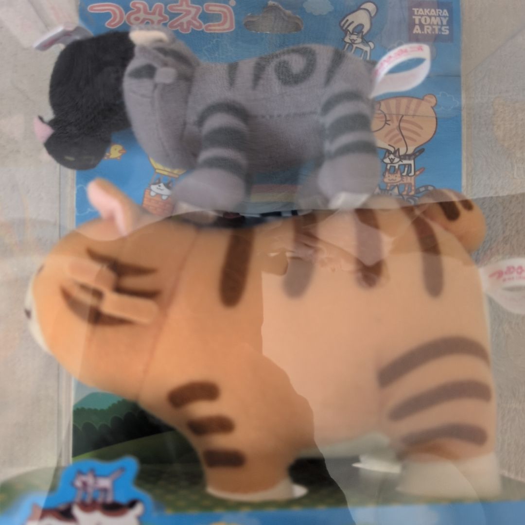 訳あり・未使用】タカラトミー つみネコぬいぐるみ Aセット - メルカリ
