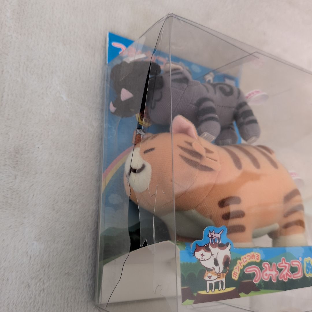 訳あり・未使用】タカラトミー つみネコぬいぐるみ Aセット - メルカリ