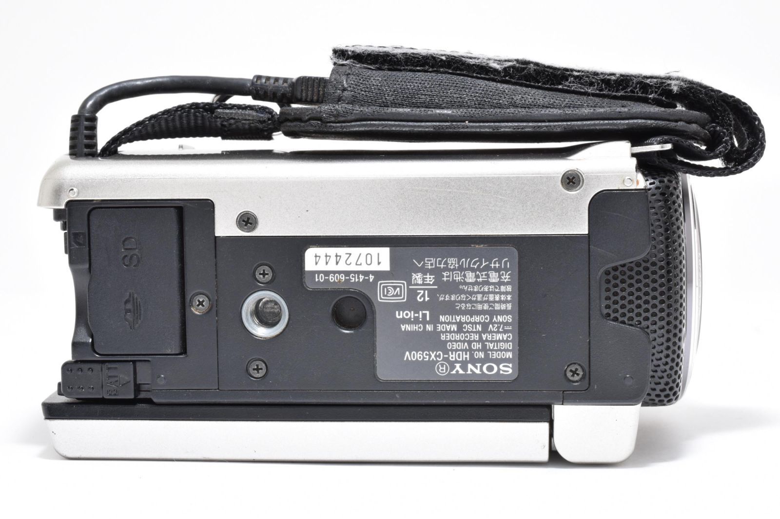 【良品】Sony HDR-CX590Vビデオカメラ　動作確認済#7525 ☆動作品☆ソニー SONY ビデオカメラ HDR-CX590V シルバー☆ - メルカリ