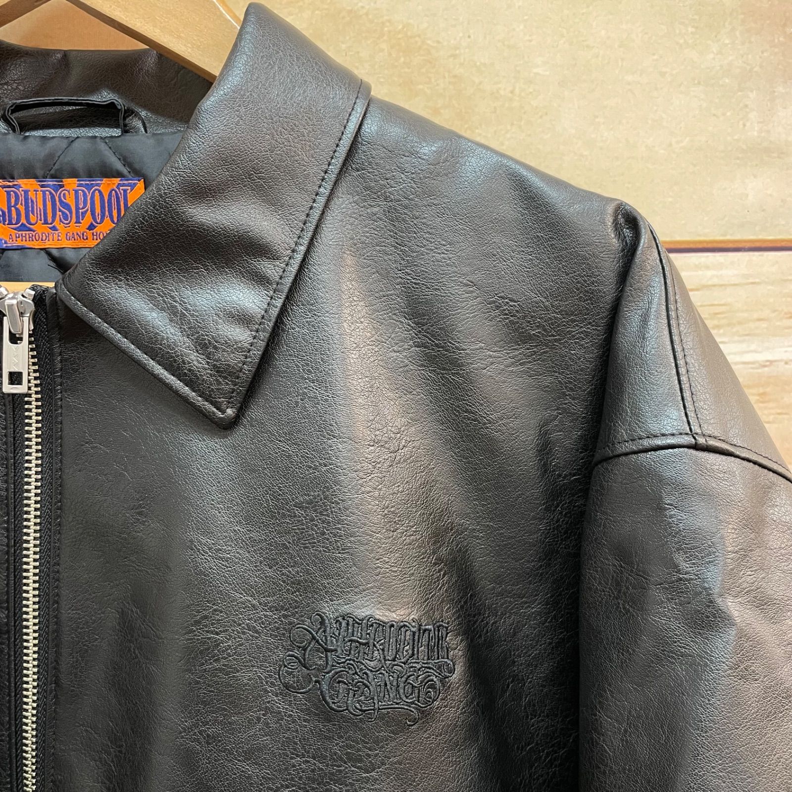 美中古 BUDSPOOL / FAUX LEATHER JACKET - L 舐達麻 - メルカリ
