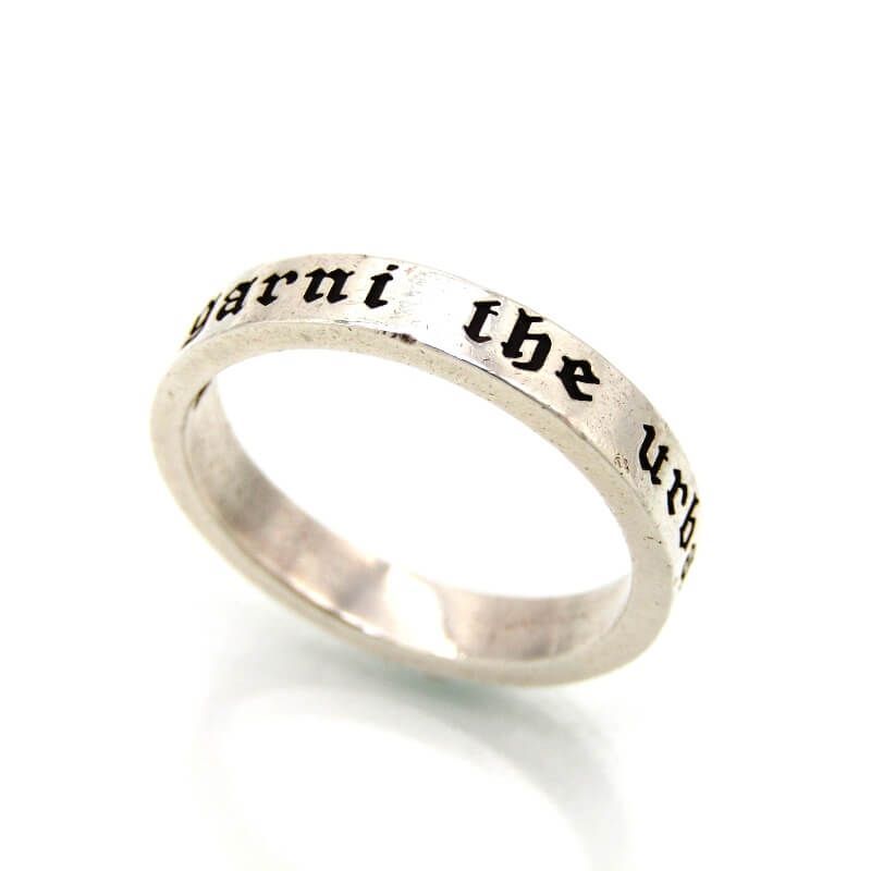 GARNI ガルニ リング ロゴ 初期 SV925 メンズ レディース 指輪 17号
