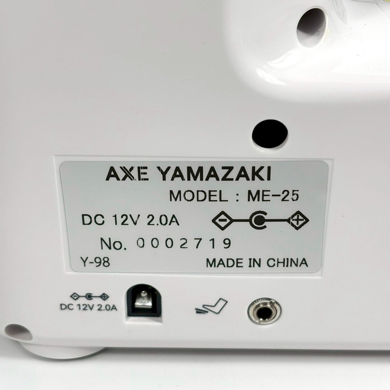 未使用品】 AXE YAMAZAKI 自動糸調子 電子ミシン ME-25 - メルカリ