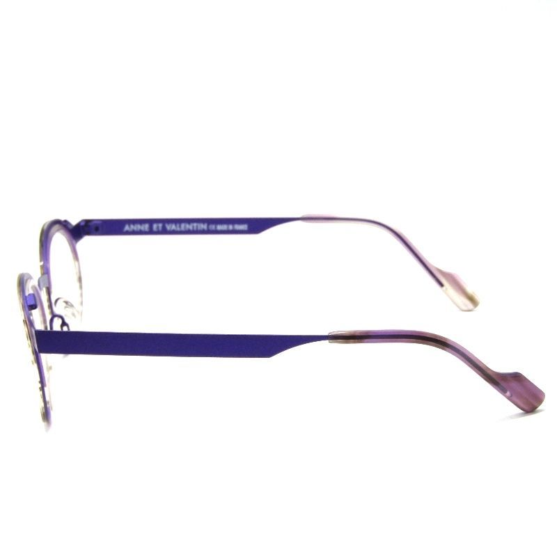 未使用 ANNE ET VALENTIN アンバレンタイン メガネフレーム FANZINE フランス製 ファンジン U240 バイオレット/グレーササ 61004832 未使用 ANNE ET VALENTIN アンバレンタイン メガネフレーム FANZINE