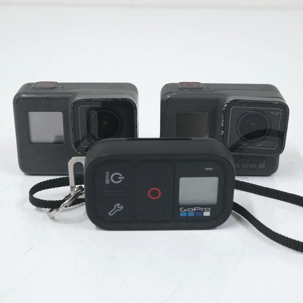 GoPro ジャンクアクションカム2台 + リモコンセット USED品 HERO 5 