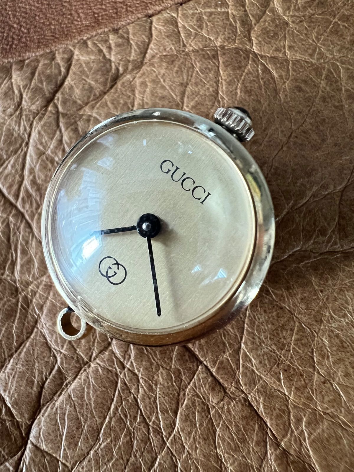希少☆グッチ 手巻き☆ペンダント時計☆稼働品☆トップ gucci
