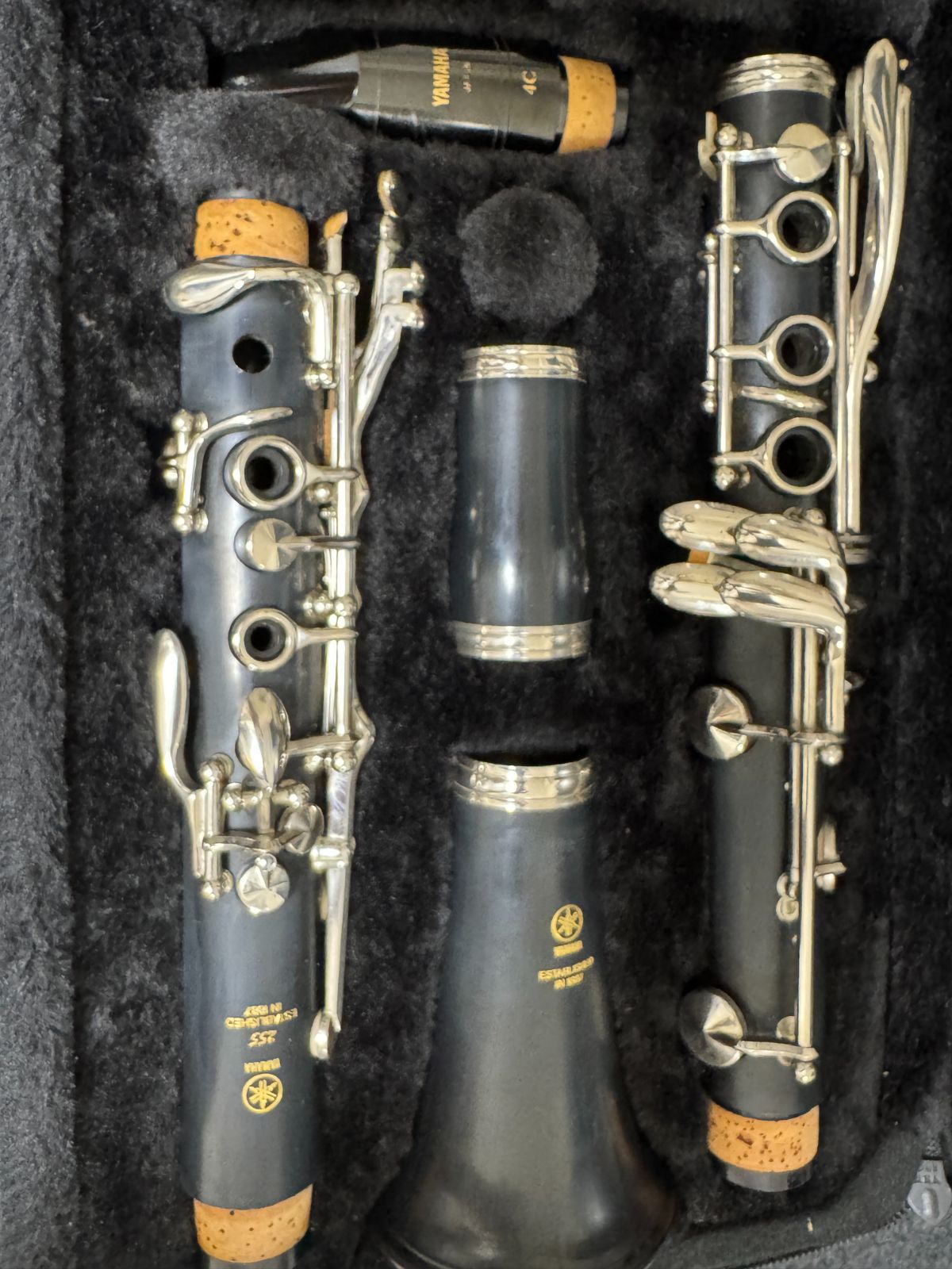 YAMAHA YCL-255 Bbクラリネット スタンダードモデル 日本製 ケース付