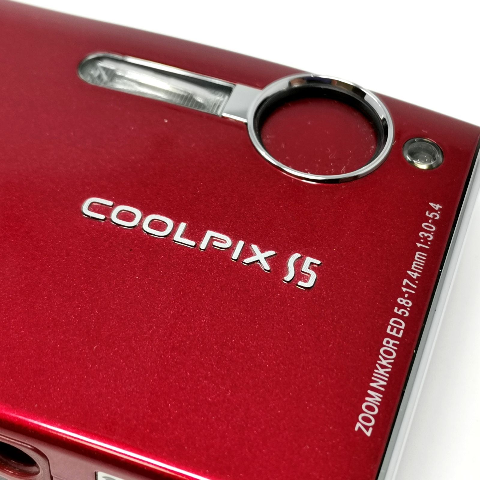 ニコン COOLPIX S5 デジタルカメラ レッド 赤 ジャンク バリアーエラー 