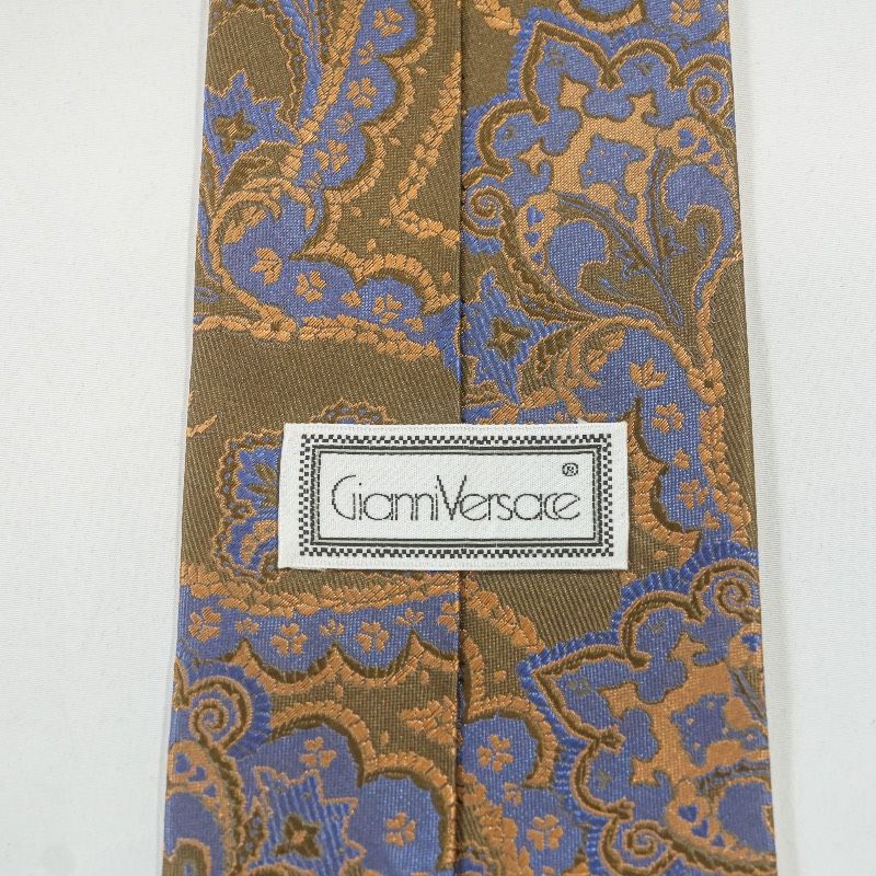 GIANNI VERSACE ジャンニヴェルサーチ ネクタイ シルク100% ペイズリー