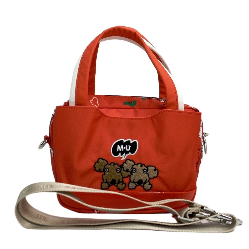 M.U SPORTS エムユースポーツ  2WAY カートバッグ  オレンジ系 F [240101632624] ゴルフウェア ストスト