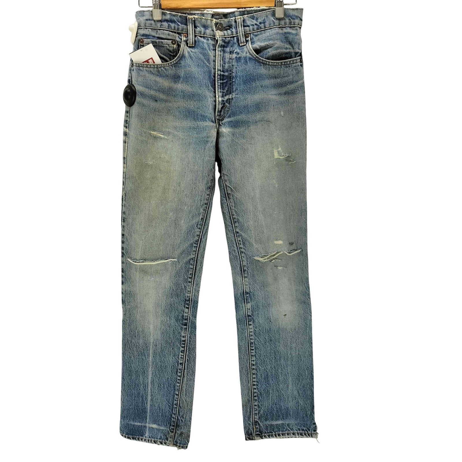 70s Levi's リーバイス 505 66前期 デニム USA製 リーバイス Levis 70S 77年製 USA製 505 66前期 シングル ボタン裏5