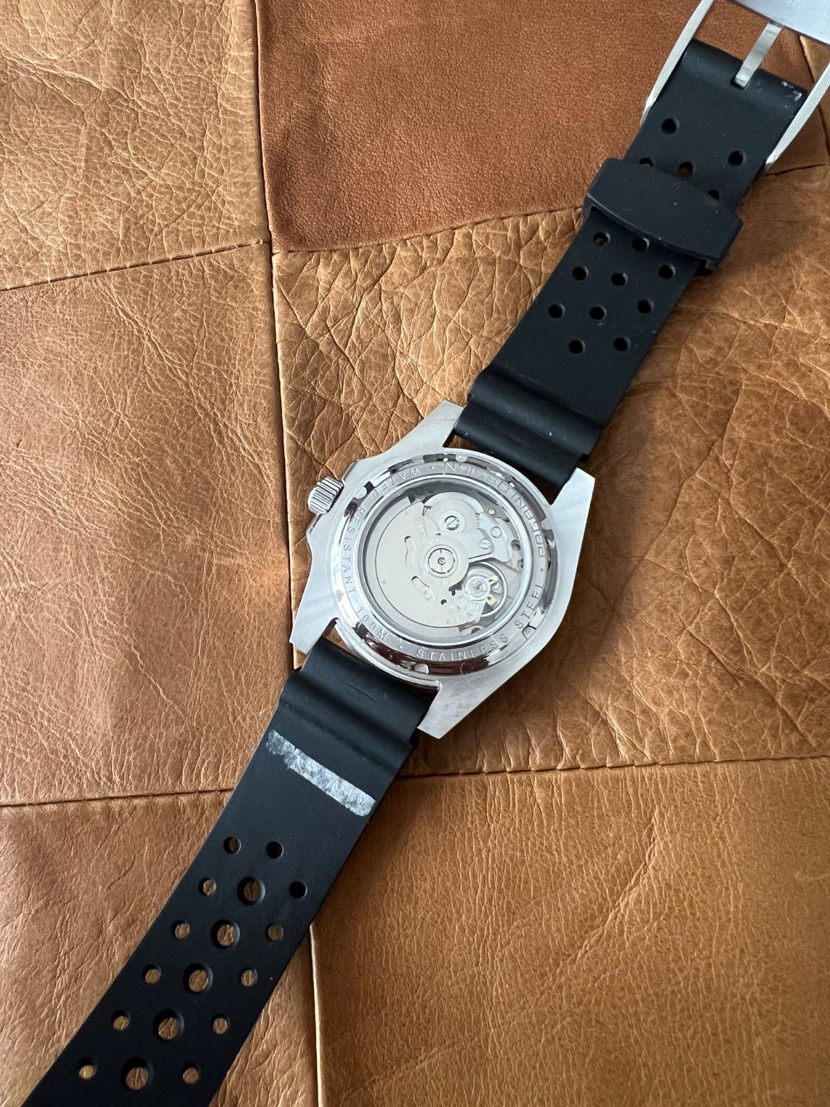  パガーニデザイン PAGANI 自動巻き時計 ダイバー 稼働品 メンズ 裏スケルトン 春コーデ 自動巻き時計 腕時計(アナログ)