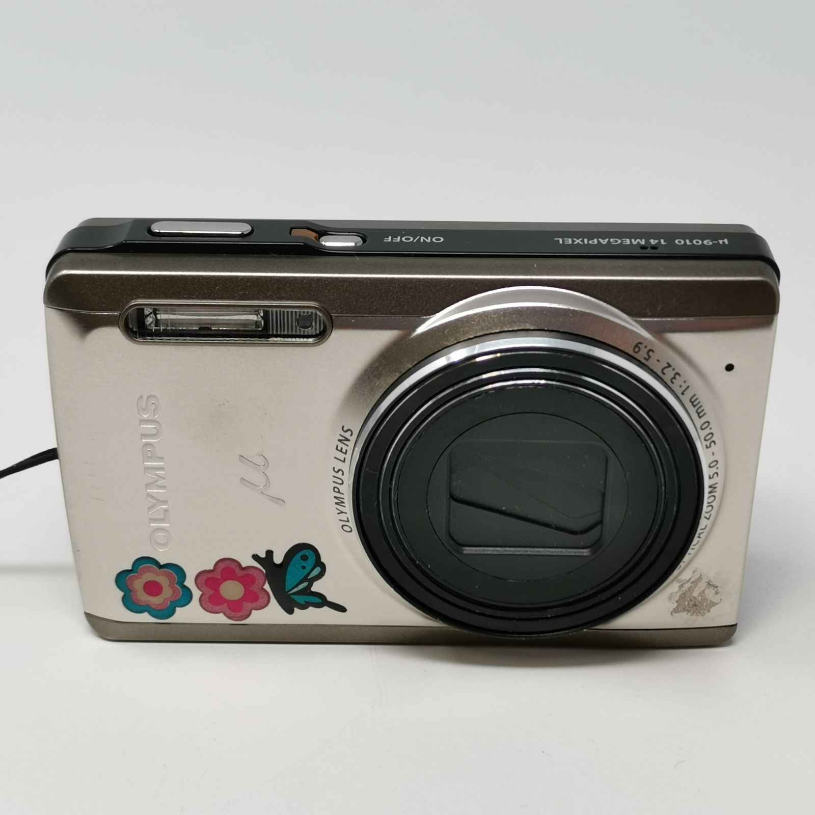 オリンパス μ 9010 デジタルカメラ 書き込み多め 液晶に抜けあり 動作 