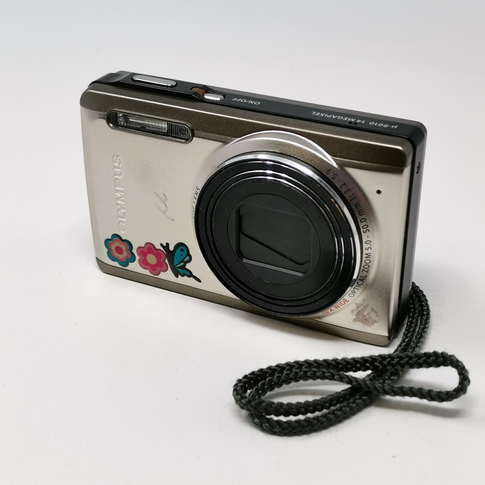 カメラ オリンパス μ 9010 デジタルカメラ 書き込み多め 液晶に抜け