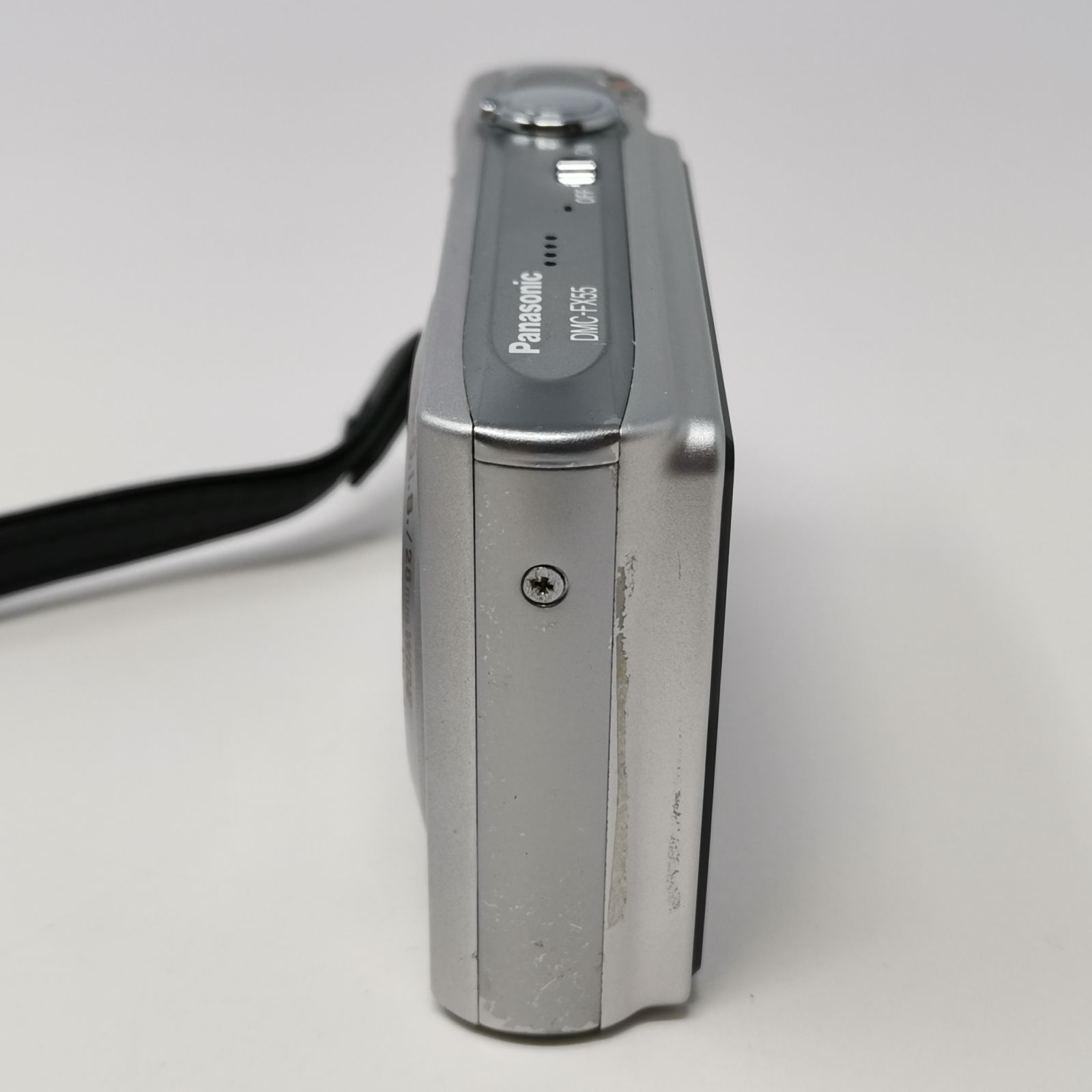 Panasonic LUMIX DMC-FX55シルバー ケース付き 起電確認済み デジカメ