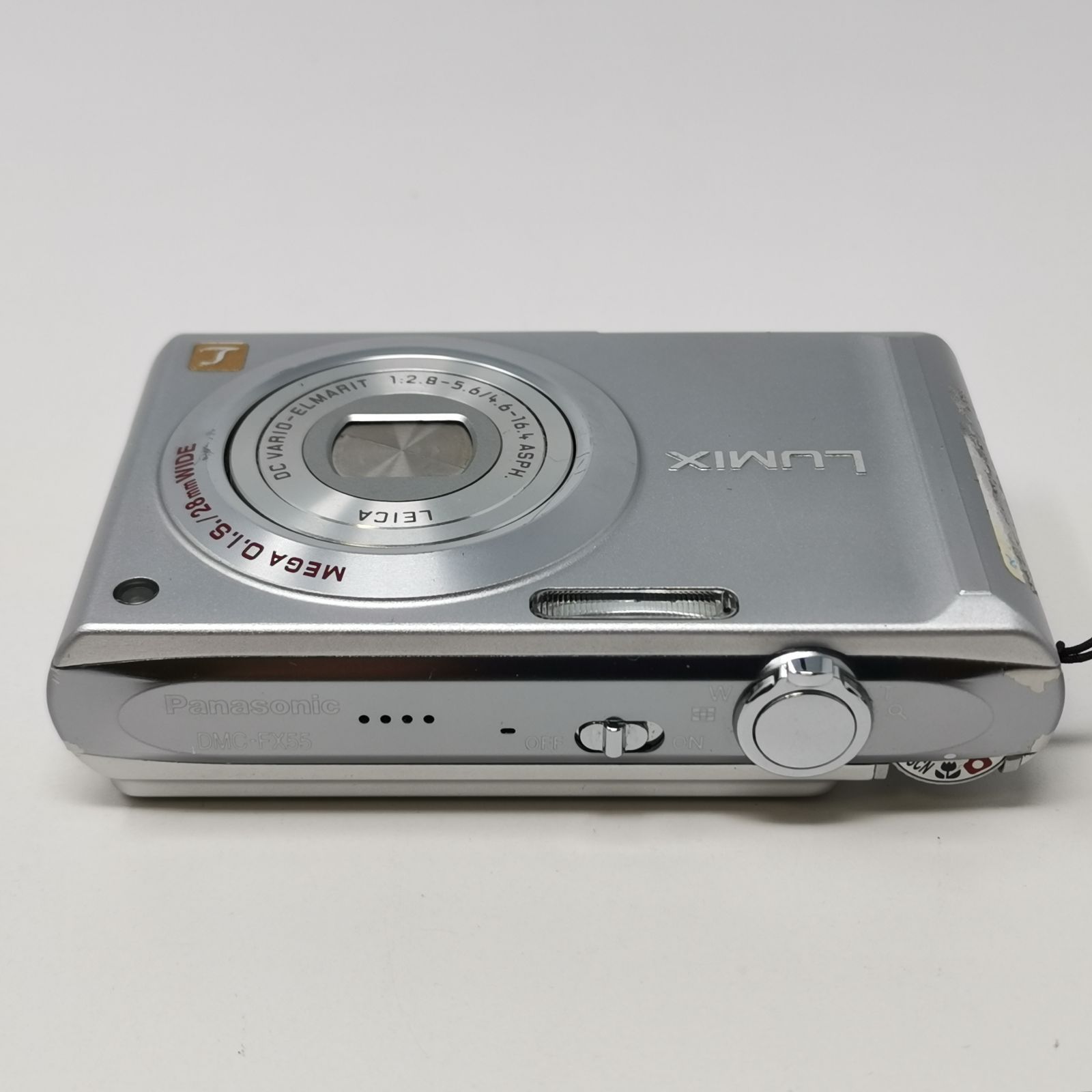 Panasonic LUMIX DMC-FX55シルバー ケース付き 起電確認済み デジカメ