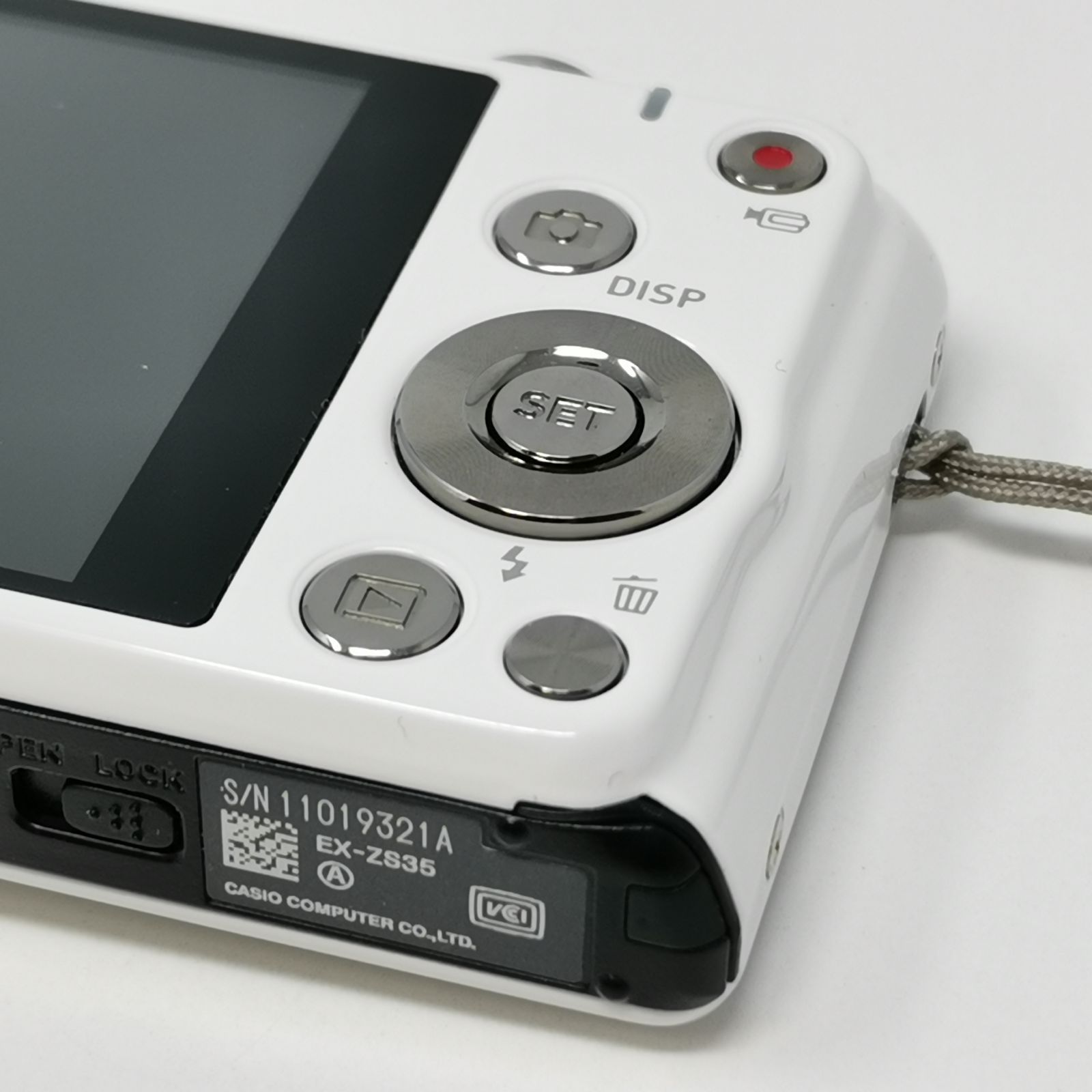 カシオ EXILIM EX-ZS35 ホワイト デジカメ デジタルカメラ 動作確認