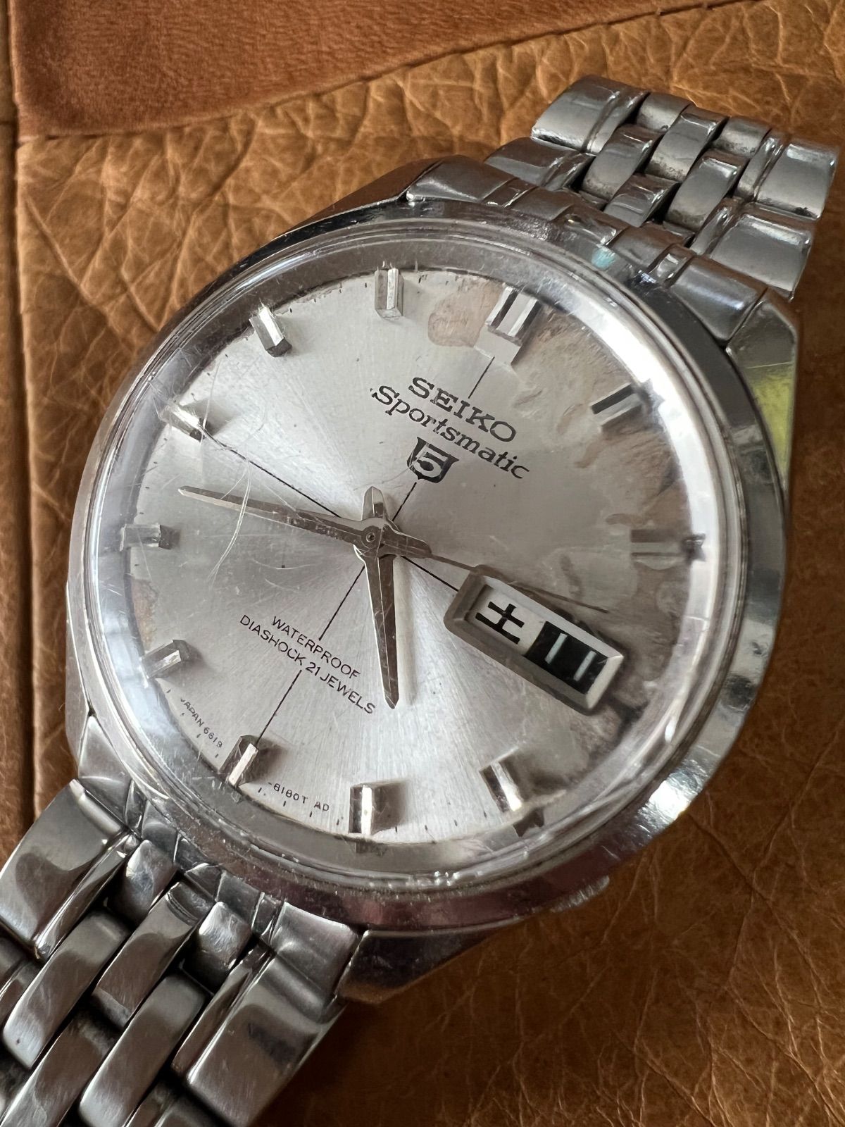 セイコー5 SEIKO 6619-8110 自動巻き 稼働品