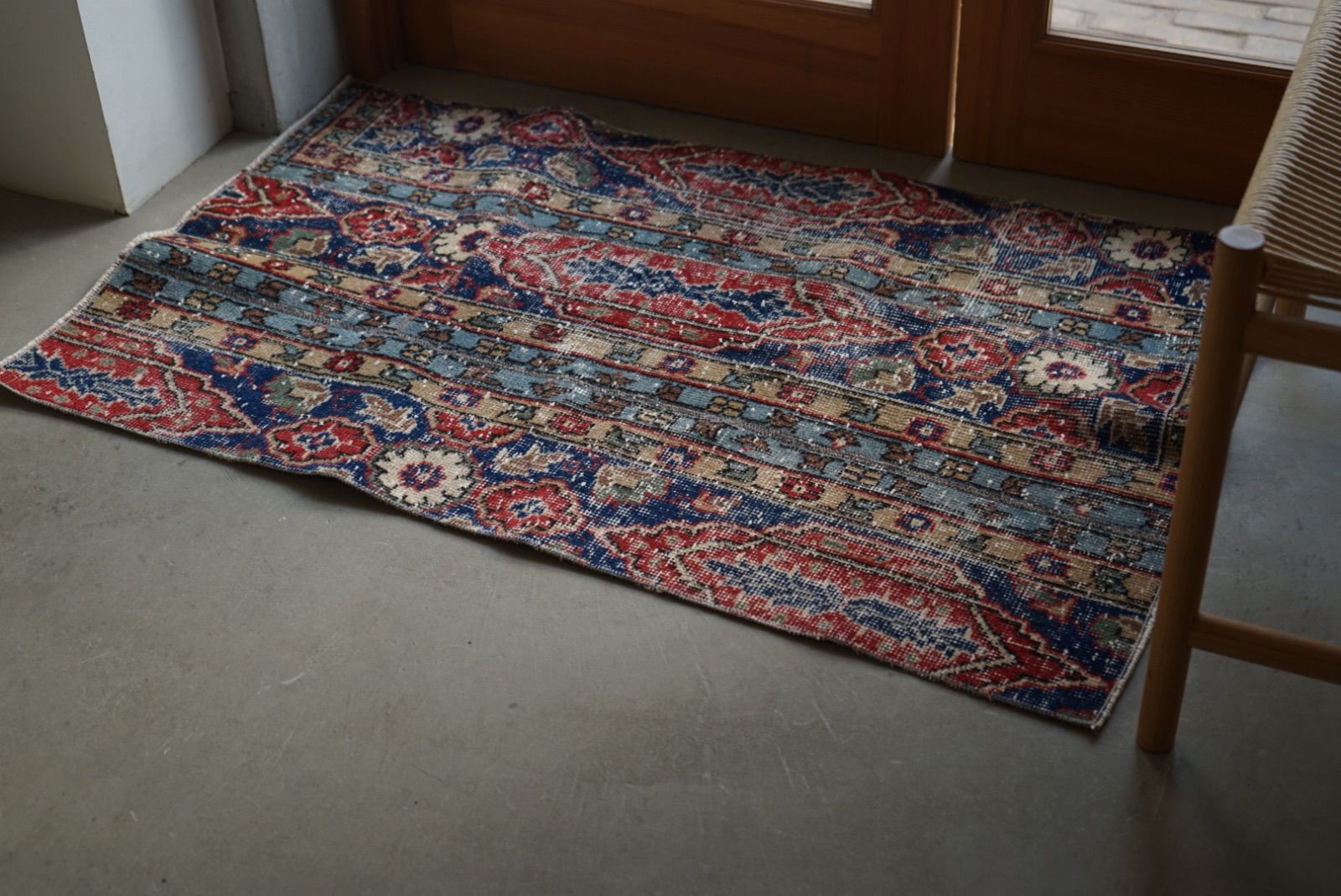 ヴィンテージラグ トルコ ウシャク パッチワーク 113 × 73 cm No