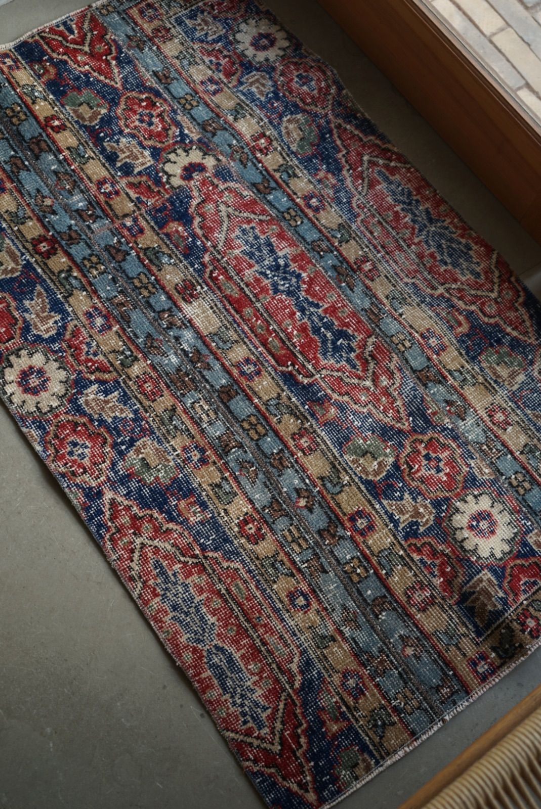 ヴィンテージラグ トルコ ウシャク パッチワーク 113 × 73 cm No