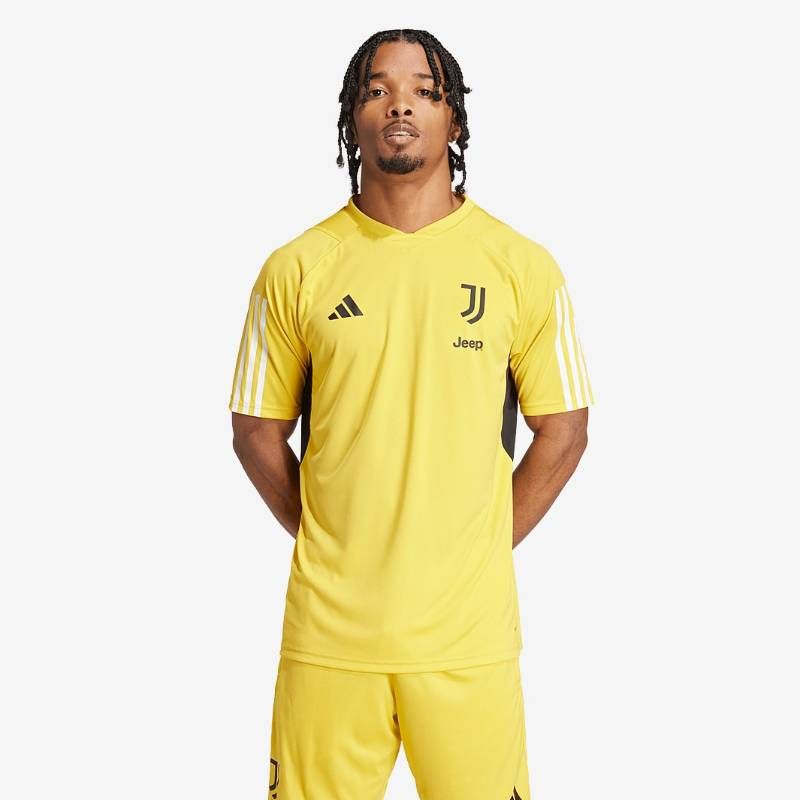 【送料無料・匿名配送】adidas アディダス ユヴェントス 23/24 トレーニング シャツ 黄 新品 正規品 日本未発売