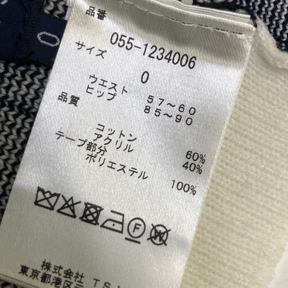 サイズ：0 PEARLY GATES パーリーゲイツ ニットスカート チェック柄