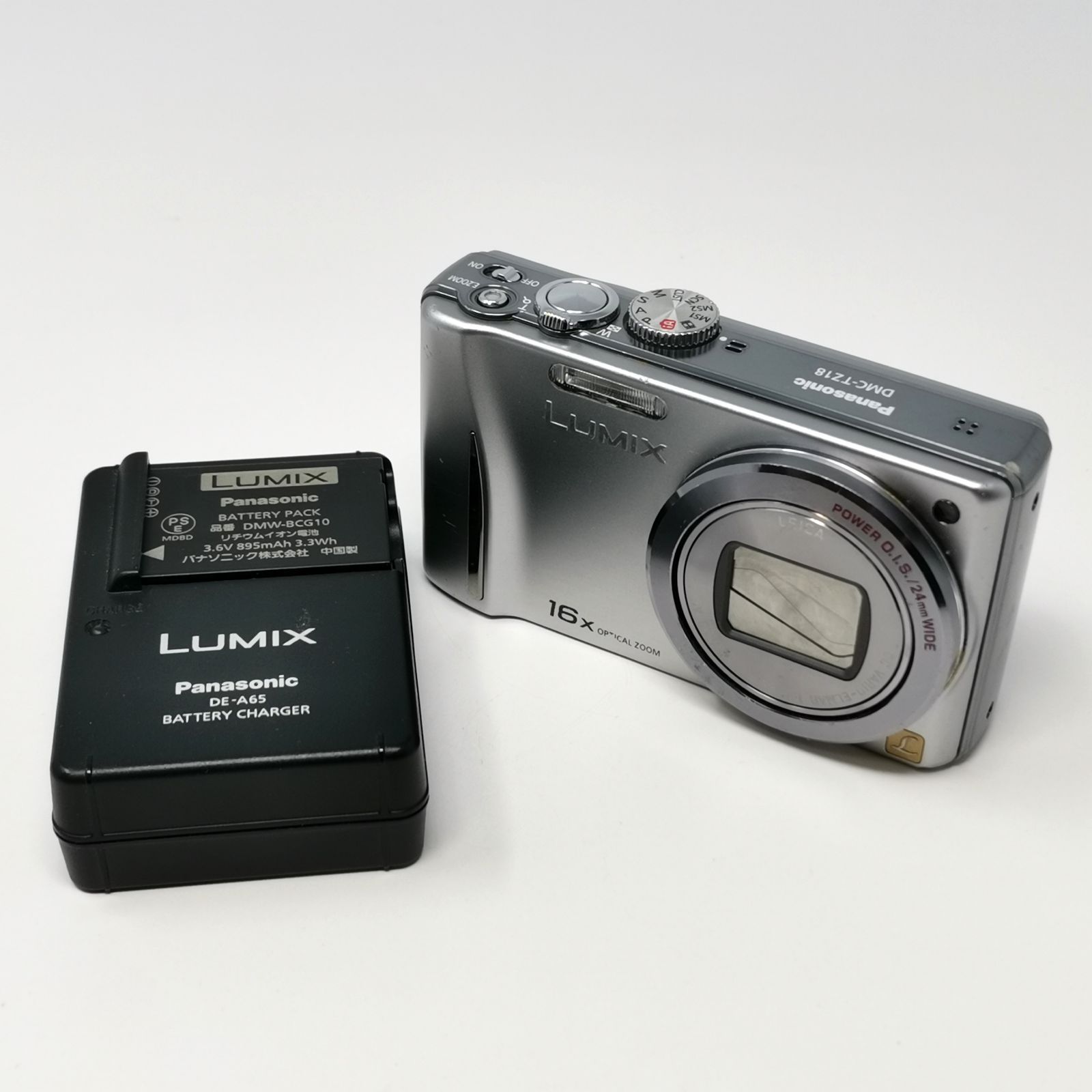 Panasonic LUMIX シルバー デジカメ ジャンク DMC-TZ18 デジタルカメラ