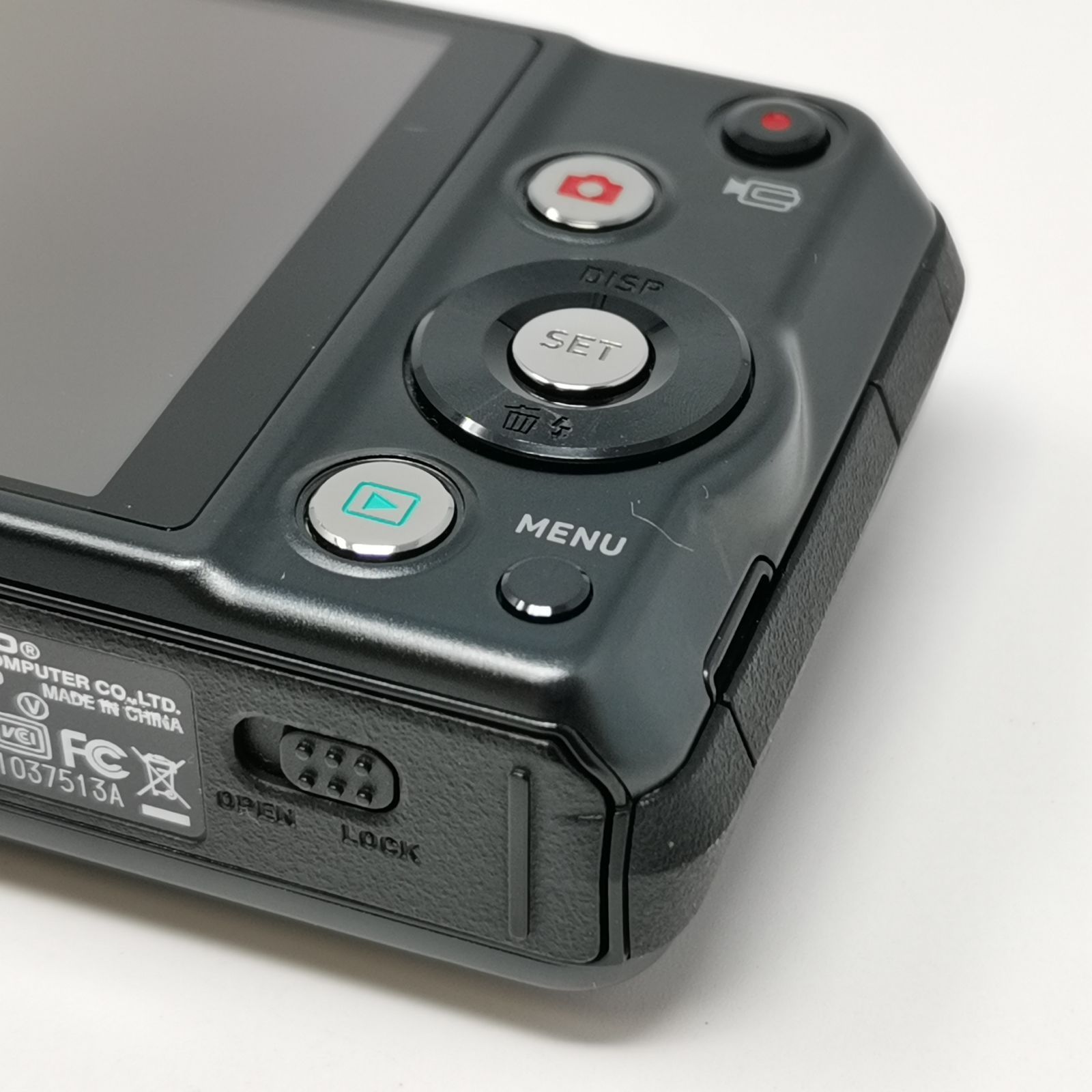 CASIO EXLIM EX-ZR10 ブラック バッテリーないため動作未確認 充電器