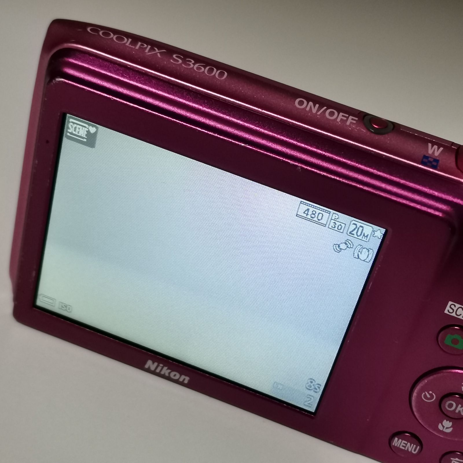Nikon Coolpix s3600 ピンク デジカメ 動作確認済み 訳あり品 デジカメ
