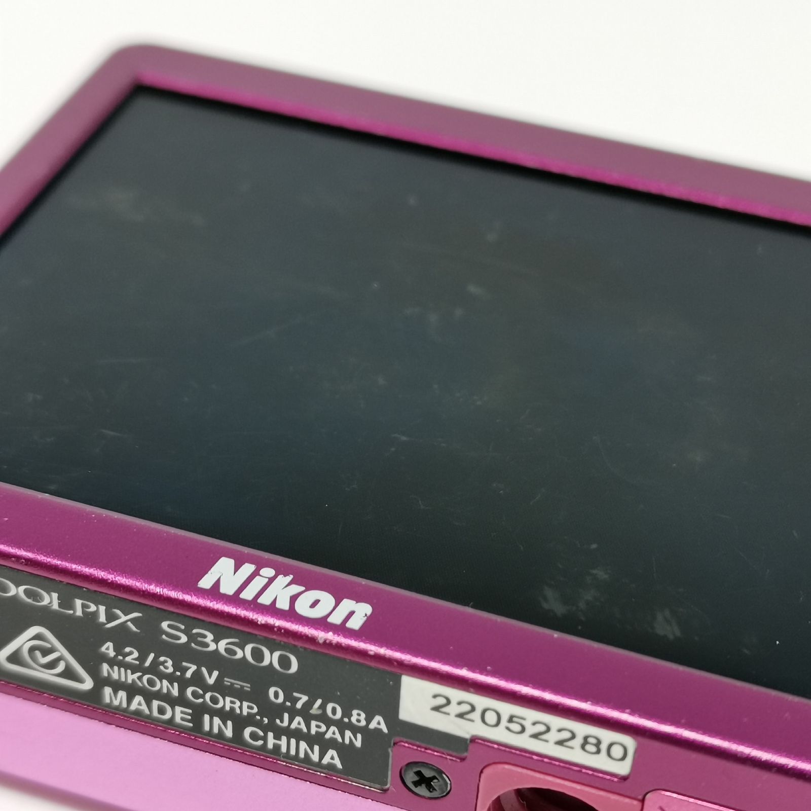 Nikon Coolpix s3600 ピンク デジカメ 動作確認済み 訳あり品 デジカメ