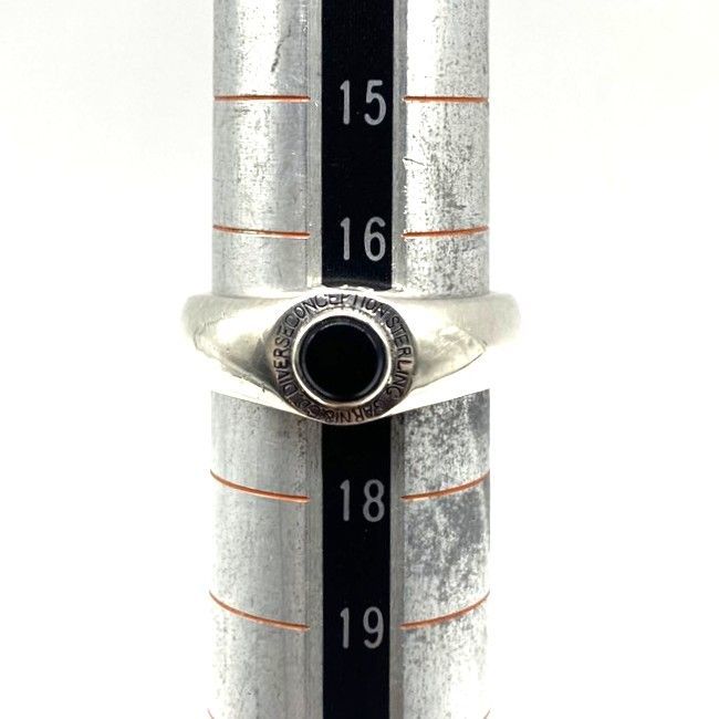 ☆GARNI ガルニ Round Stone Ring sterling silver リング 指輪 17号