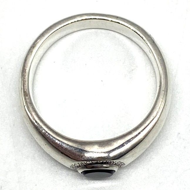 ☆GARNI ガルニ Round Stone Ring sterling silver リング 指輪 17号
