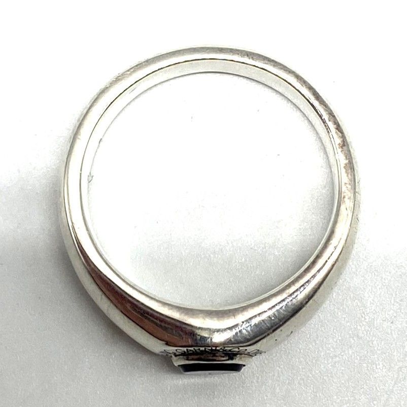 ☆GARNI ガルニ Round Stone Ring sterling silver リング 指輪 17号 