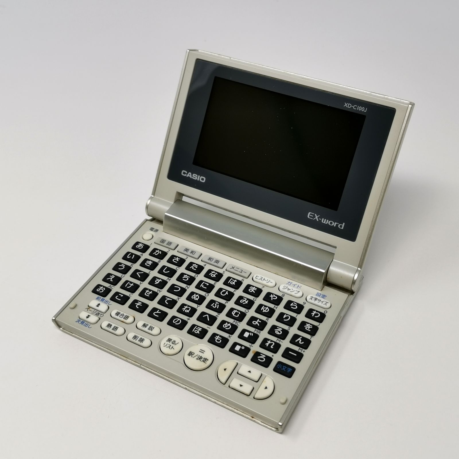 EX word 電子辞書 カシオ シルバー 動作確認済み XD-C100J 管理番号