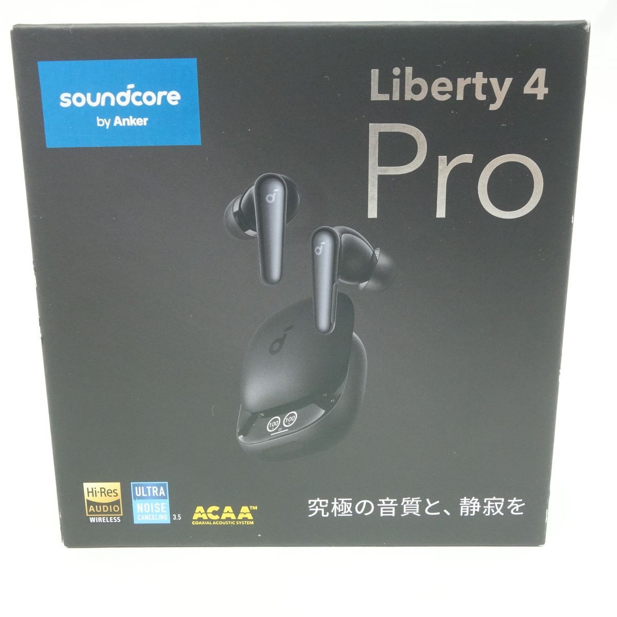 オーディオ機器 Anker sound core liberty4 ミッドナイトブラック