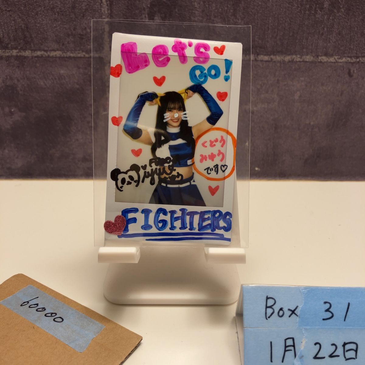 2024 BBM 工藤心優 2/10 北海道日本ハムファイターズ Instax Fujifilm チェキ チア カード