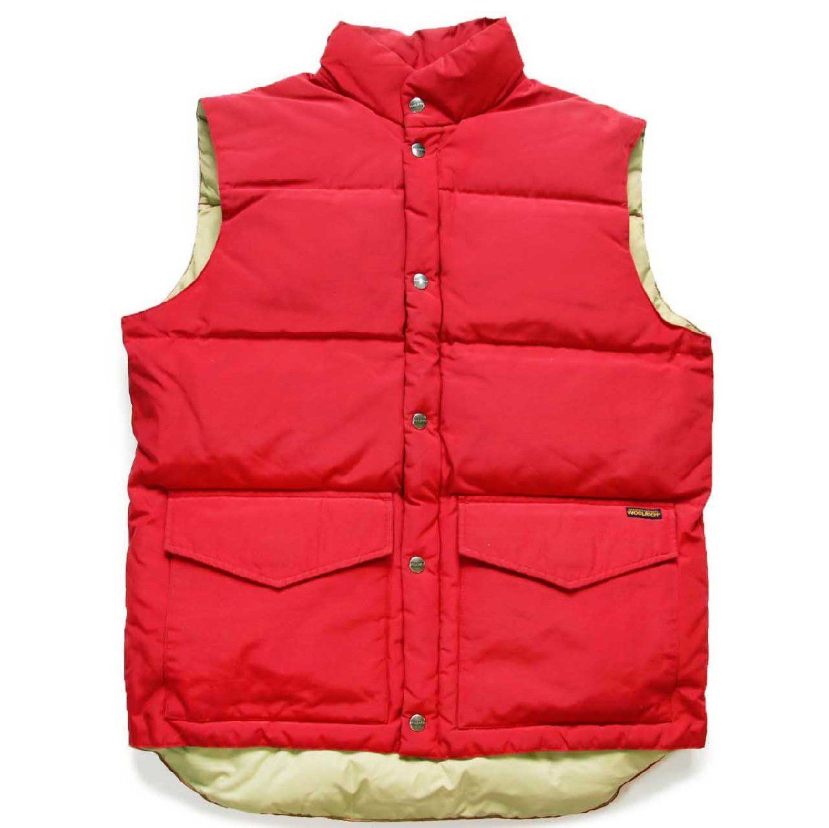 00s WOOLRICH JOHN RICH&BROS ウールリッチ ダウンベスト 赤 M 